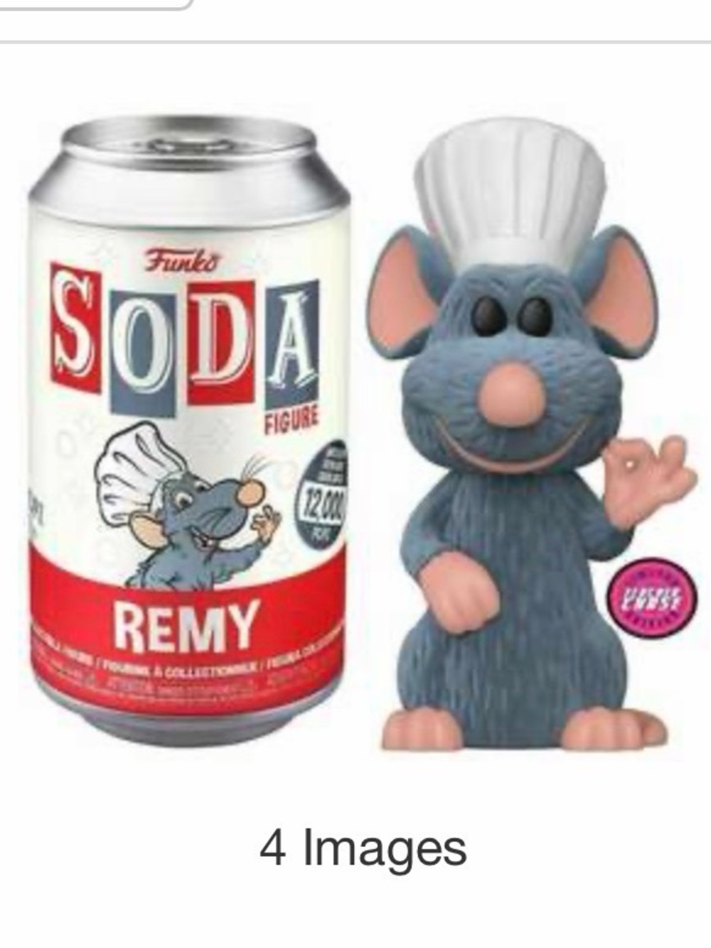 Vaulted Confirmed New BL Exclusive Chase Flocked Remy Ratatouille Funko Soda Fig